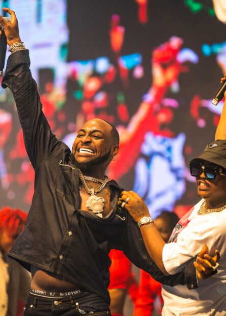 Davido performing with Focalistic at Flytime Fest 2021